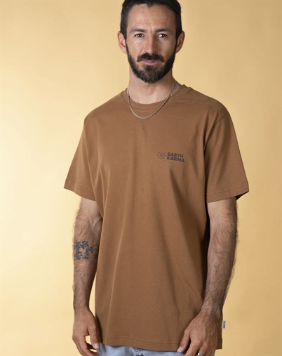 Elsk - Karma Brushed T-Shirt - Hazel Brown